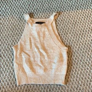 Tan forever 21 halter top